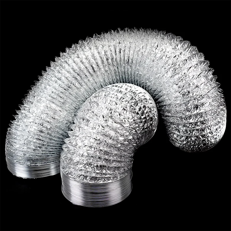 Uvedba zračnega kanala iz aluminijaste folije.